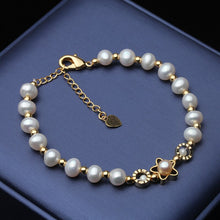 Load image into Gallery viewer, Serendipity Fine Multi Color Natural Pearl Beaded Charm Bracelet
