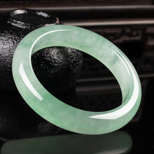 Load image into Gallery viewer, Lokaloca Natural Light Green Jadeite Bracelet Bangle
