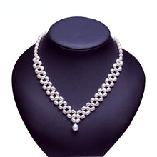 Load image into Gallery viewer, Elegant Natural Freshwater Pearl Beaded Necklace For Ladies
