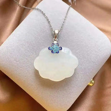 Load image into Gallery viewer, Fine White Jade Pendant Necklace Vintage Knot Retro Bohemian Charm Elegant Women&#39;s Jewelry
