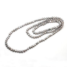 Load image into Gallery viewer, Multi-layer Natural Freshwater Pearl Beaded Long Necklace for Ladies
