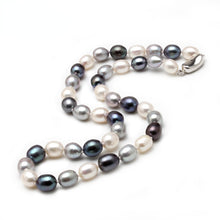 Load image into Gallery viewer, Natural Multi Color Freshwater Pearl Beaded Necklace for Ladies
