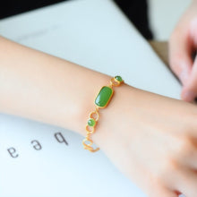 Load image into Gallery viewer, Lokaloca New Inlaid Natural Jade Jasper Bracelet
