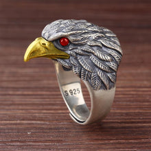 Load image into Gallery viewer, S925 Silver Original Design Trendy Retro Eagle Opening Adjustable Men&#39;s Ring
