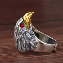 Load image into Gallery viewer, S925 Silver Original Design Trendy Retro Eagle Opening Adjustable Men&#39;s Ring
