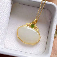 Load image into Gallery viewer, Natural Fine Chalcedony Necklace Female Geometric Shape Niche Design Women Brand Jewelry
